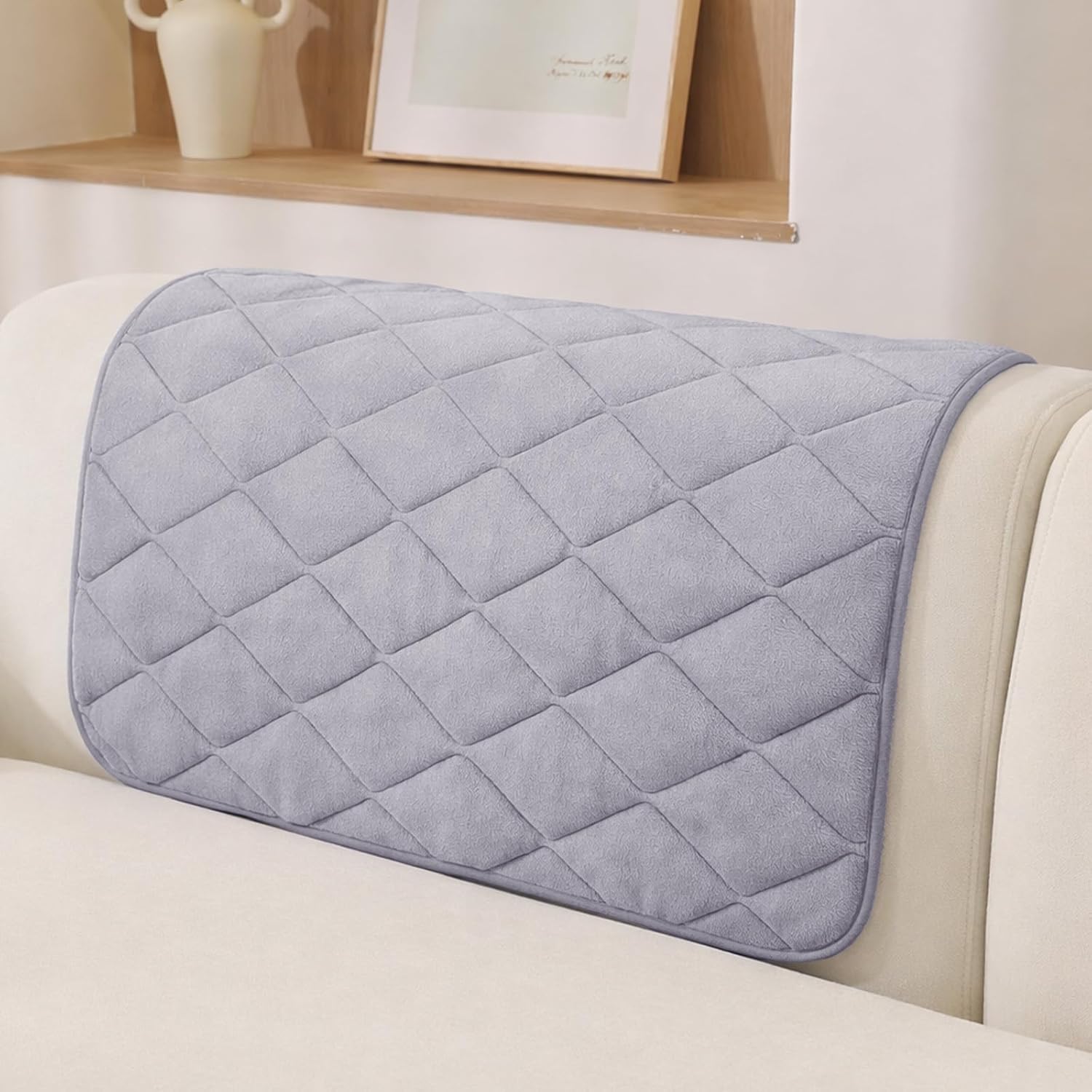 Fuzzy Pet Couch Covers for Dogs Washable, Non Slip Couch Covers for 2 Cushion Couch Pet Friendly, Thick Soft Loveseat Covers, Dog Couch Cover Protector Couches Mat (27.6" X 59", Beige)