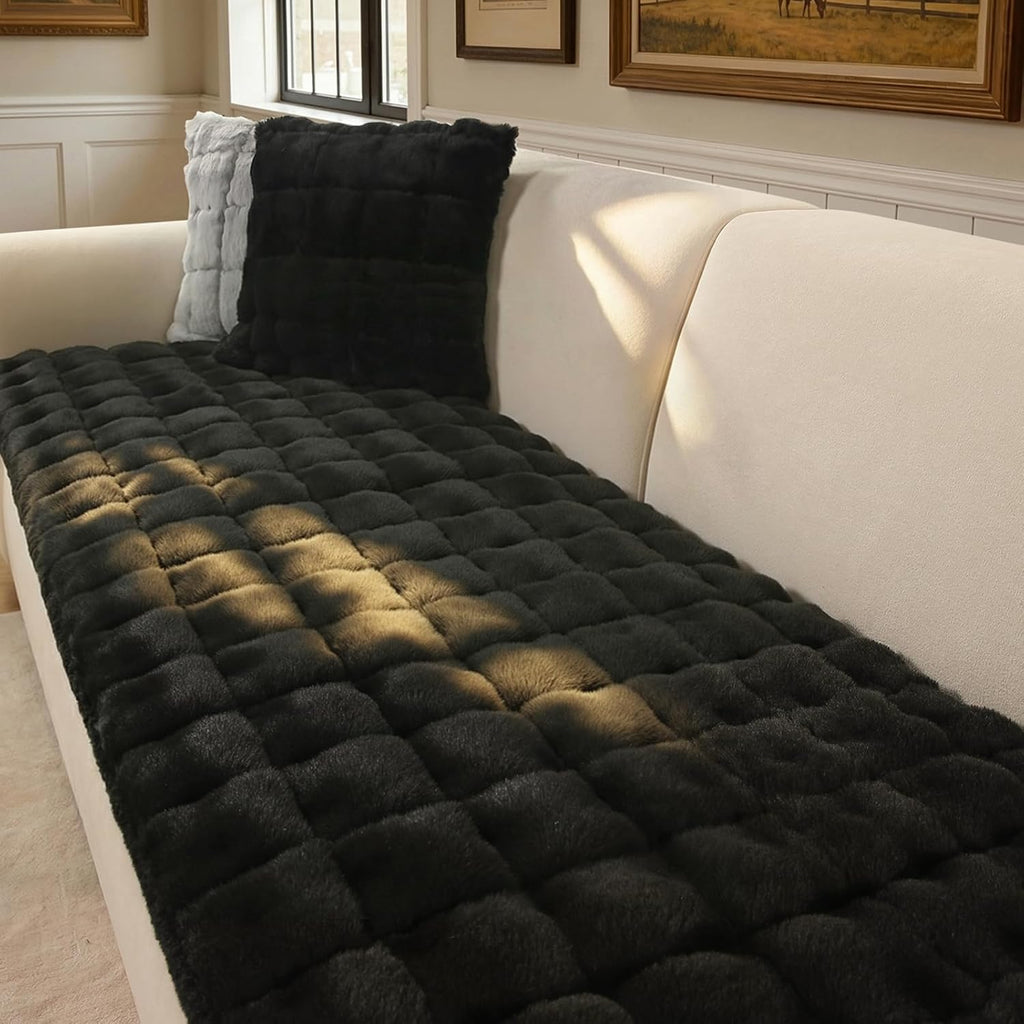 Plush Pet Sofa Cover