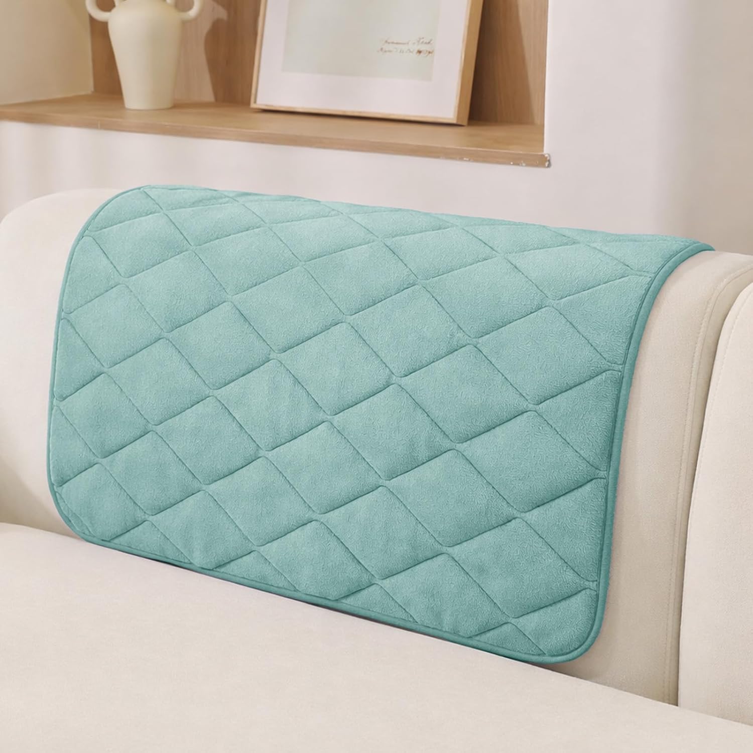 Fuzzy Pet Couch Covers for Dogs Washable, Non Slip Couch Covers for 2 Cushion Couch Pet Friendly, Thick Soft Loveseat Covers, Dog Couch Cover Protector Couches Mat (27.6" X 59", Beige)
