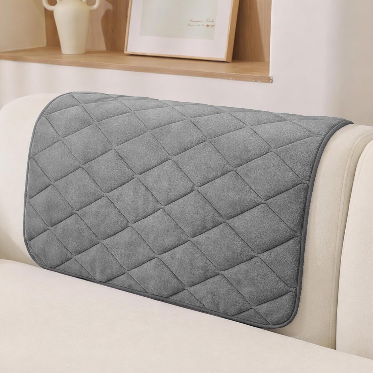 Fuzzy Pet Couch Covers for Dogs Washable, Non Slip Couch Covers for 2 Cushion Couch Pet Friendly, Thick Soft Loveseat Covers, Dog Couch Cover Protector Couches Mat (27.6" X 59", Beige)