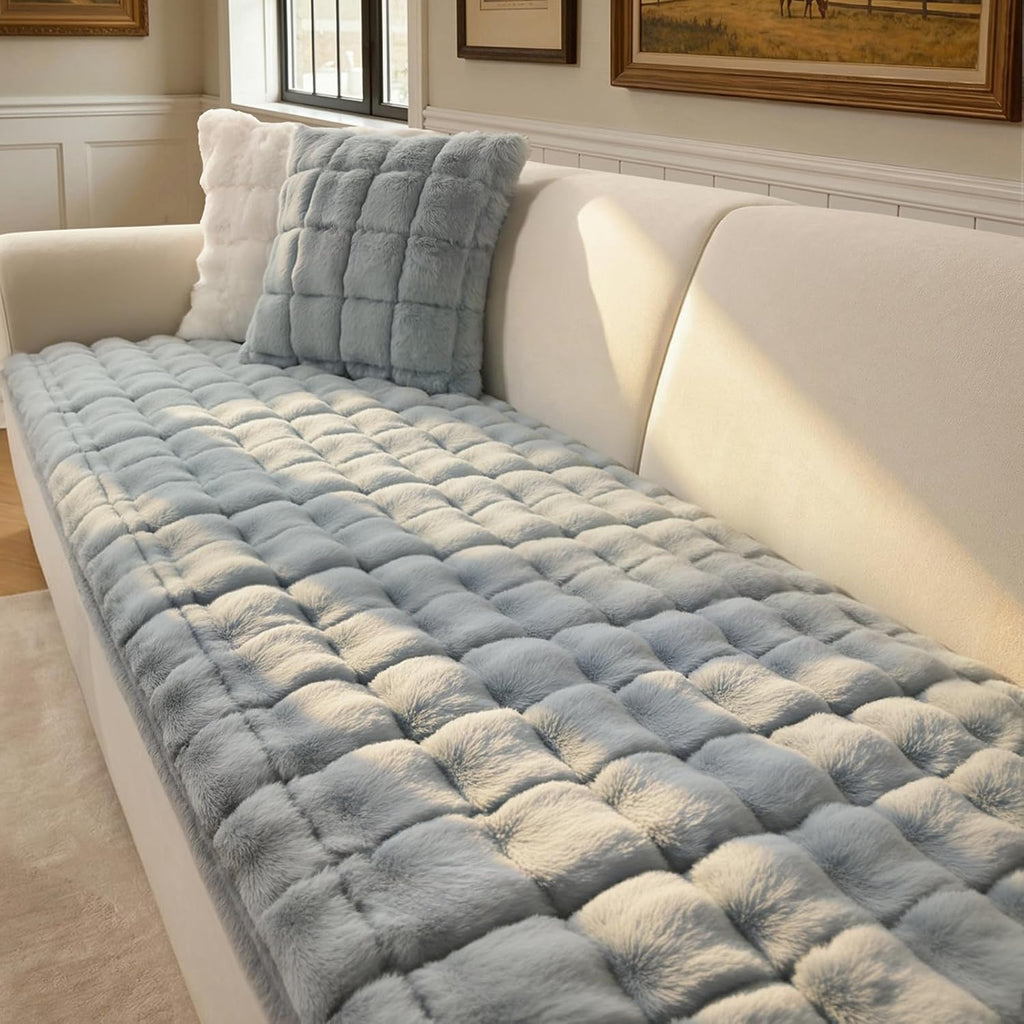 Plush Pet Sofa Cover