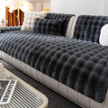 Plush Faux Fur Sofa Cover