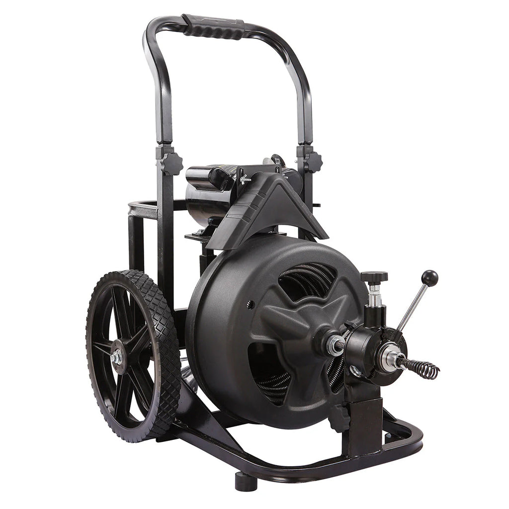 Drain Snake Commercial w/Attachments 100' Electric Sewer